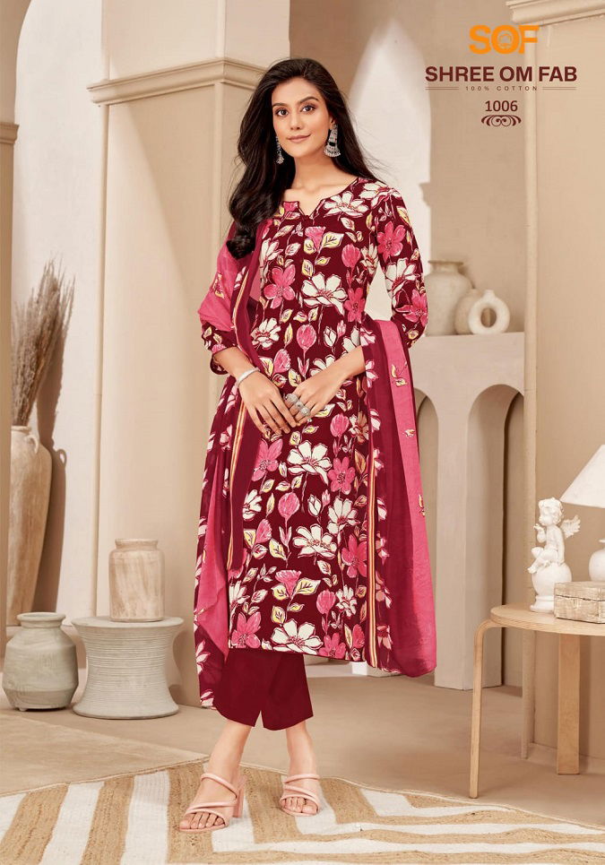 Nayraa Vol 1 By Sof Printed Heavy Cotton Dress Material Wholesalers iN Delhi